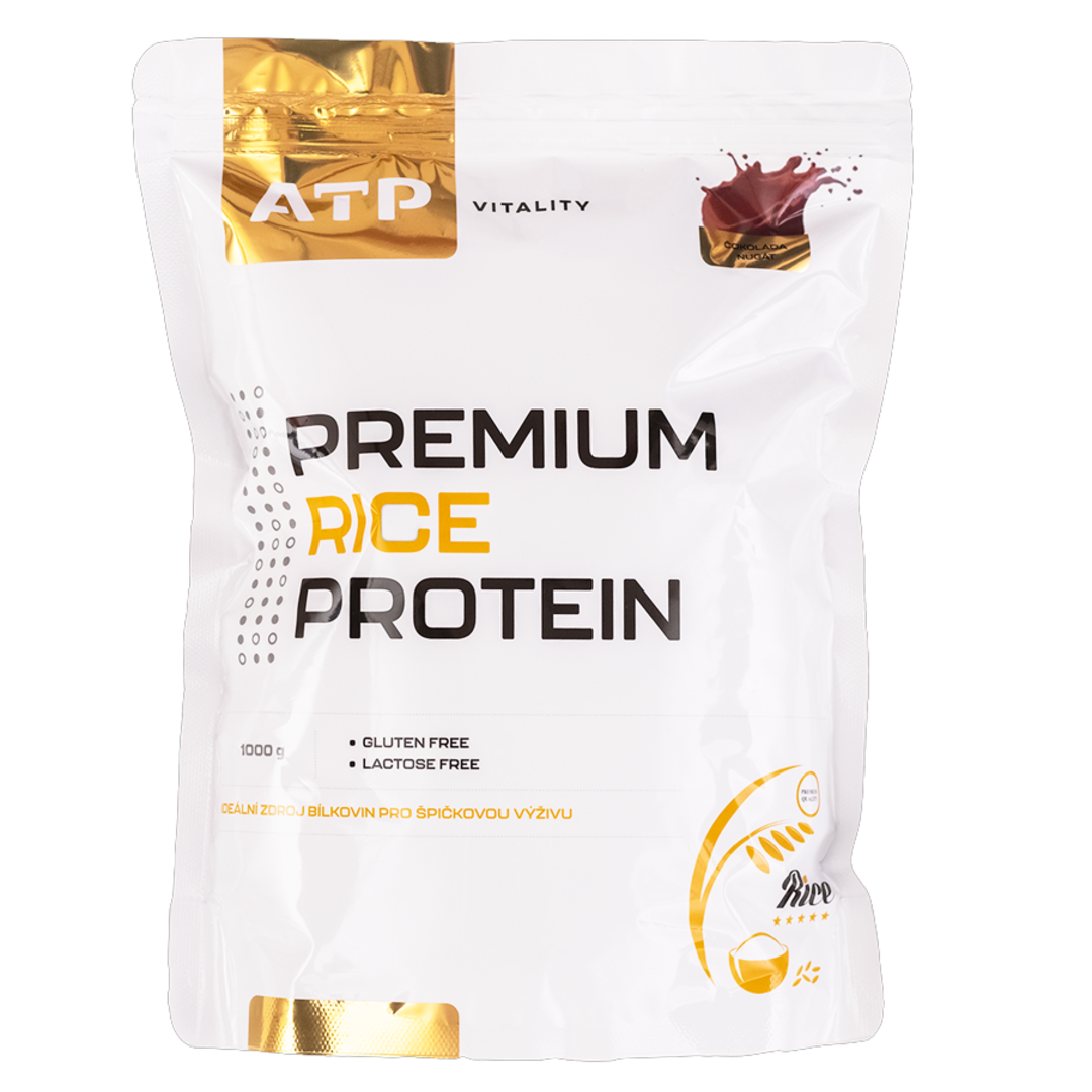 ATP Premium Rice Protein 1000g - slaný karamel ATP