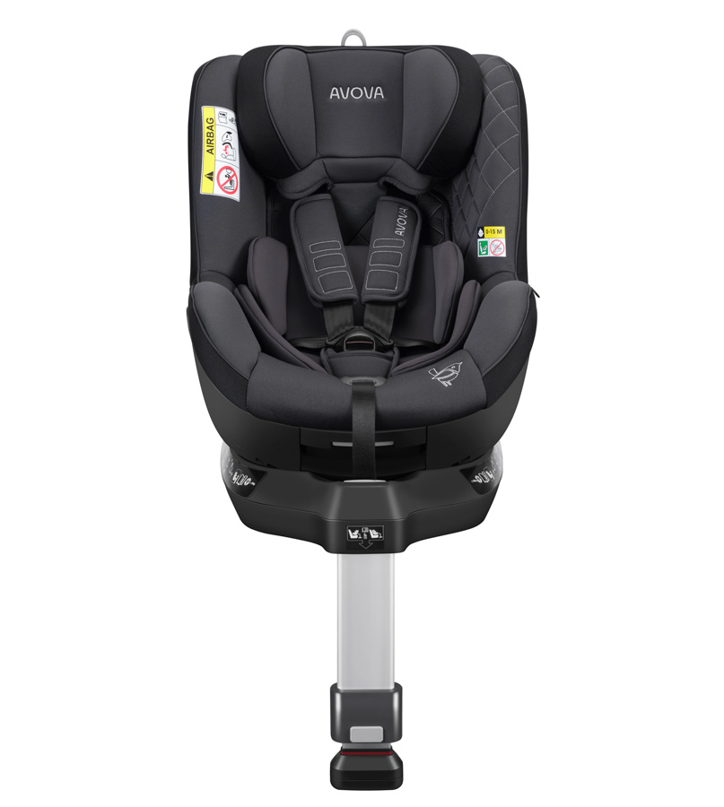 AVOVA Autosedačka Sperber-fix 61 2024 Grey/Black AVOVA