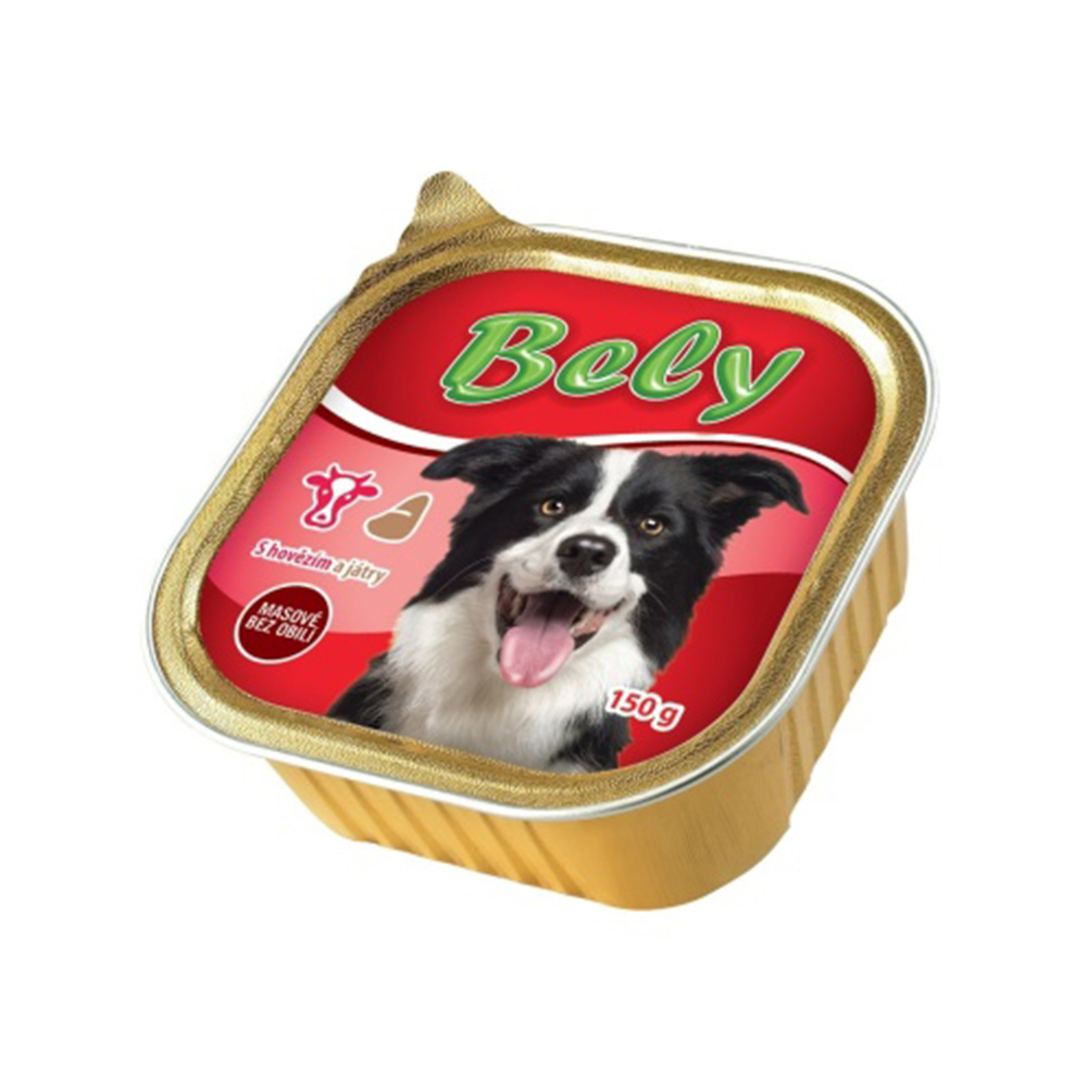 Akinu Bely paštika pro psy hovězí s játry 150 g Akinu