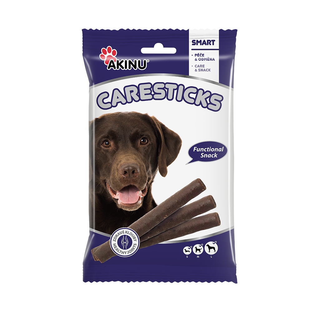 Akinu CARESTICKS tyčinky pro psy s glukosaminem 175 g Akinu