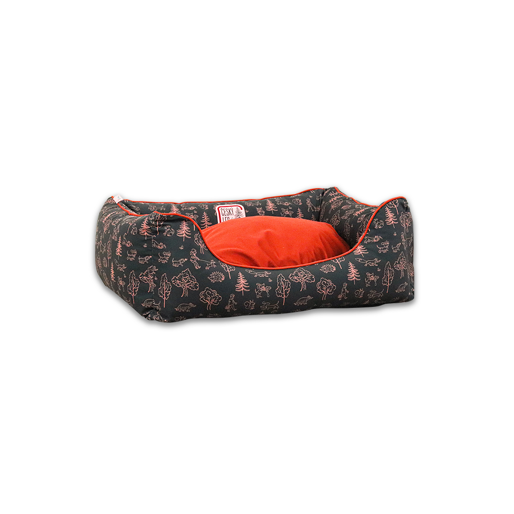 Akinu ČESKÝ LES pelech pro psy červený S 65x45 cm Akinu
