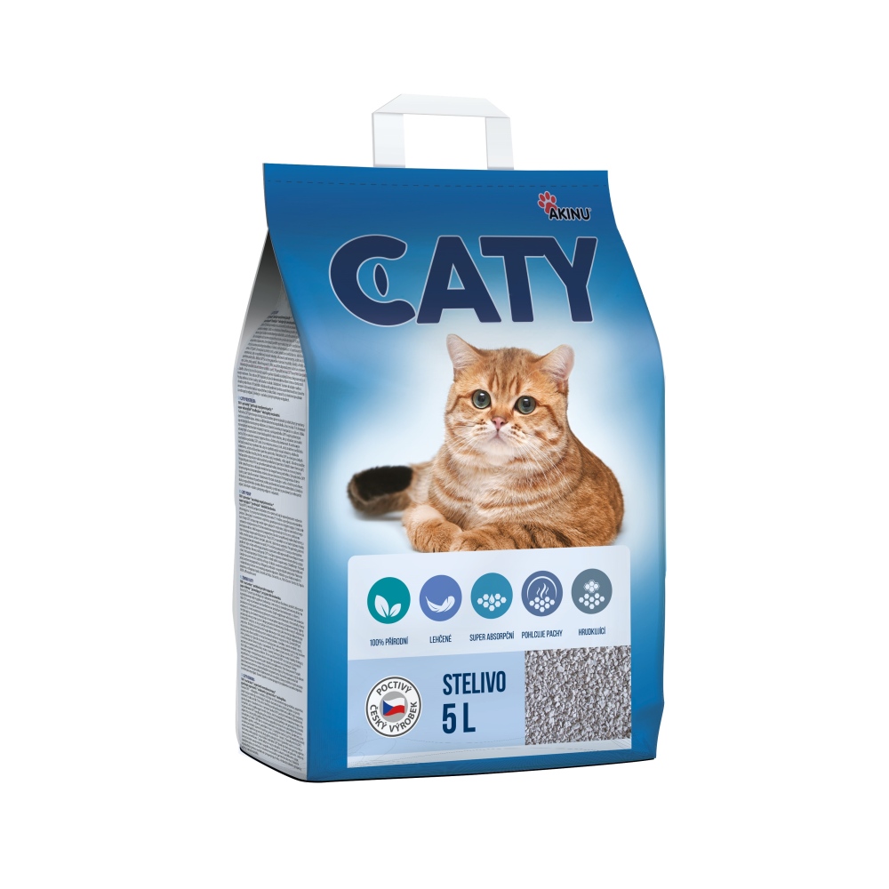 Akinu Caty křemelinové stelivo pro kočky 5 l Akinu