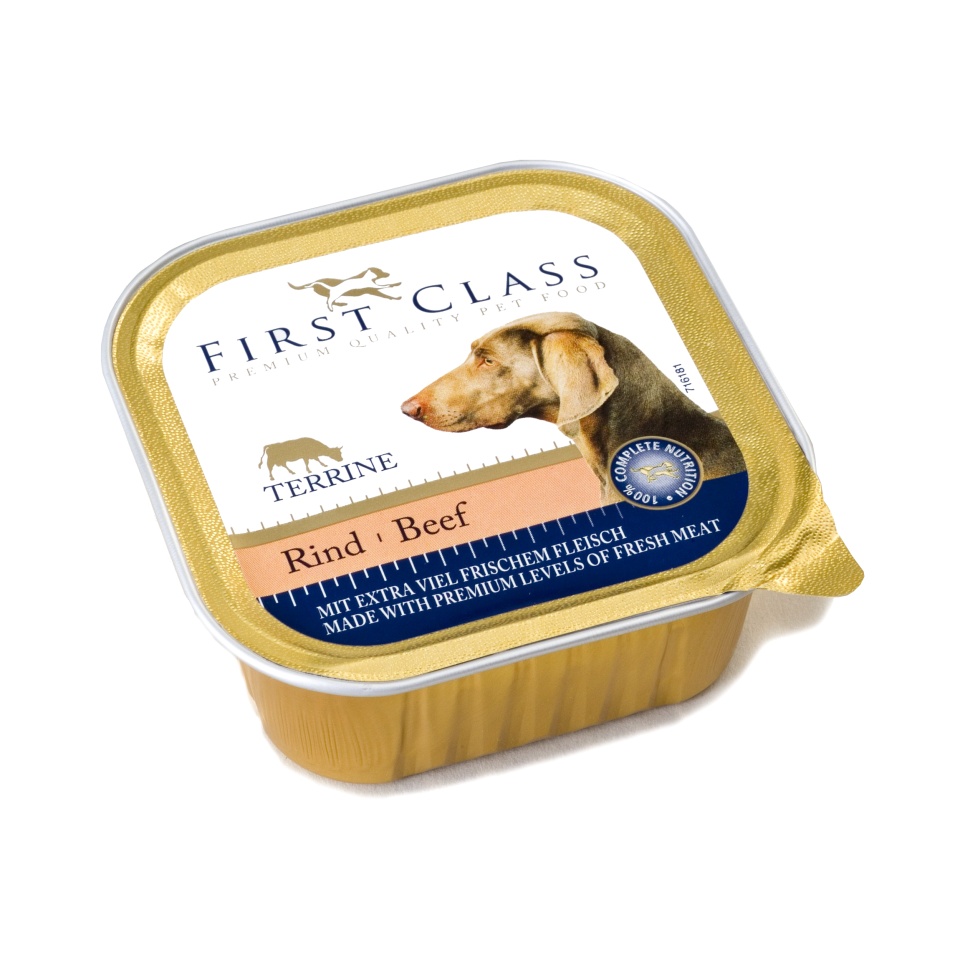 Akinu First Class paštika s hovězím pro psy 150 g Akinu