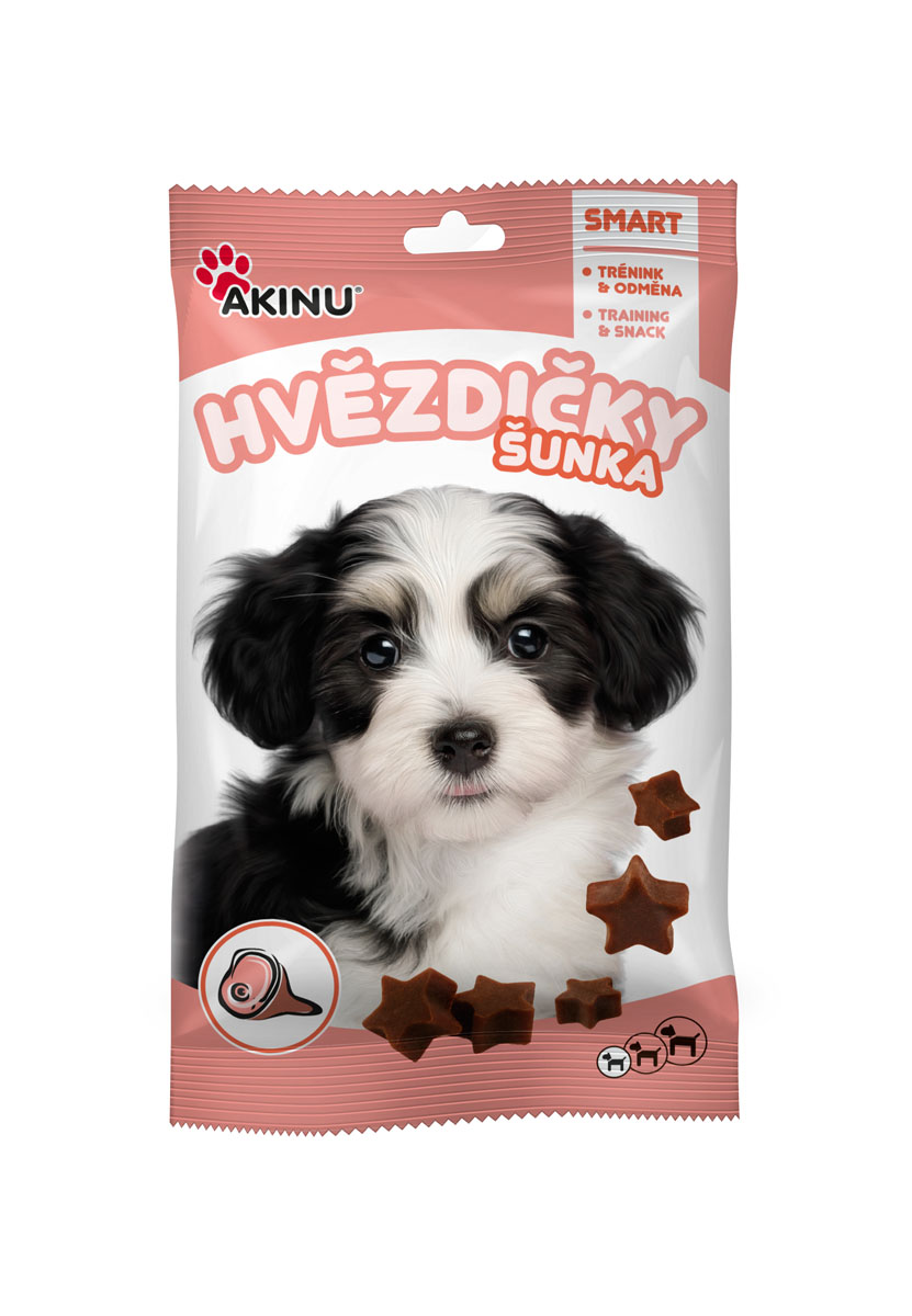 Akinu Hvězdičky šunka 60 g Akinu