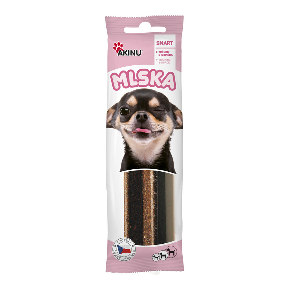 Akinu Mlska dentální kříž pamlsek pro psy 1 ks 10 cm Akinu