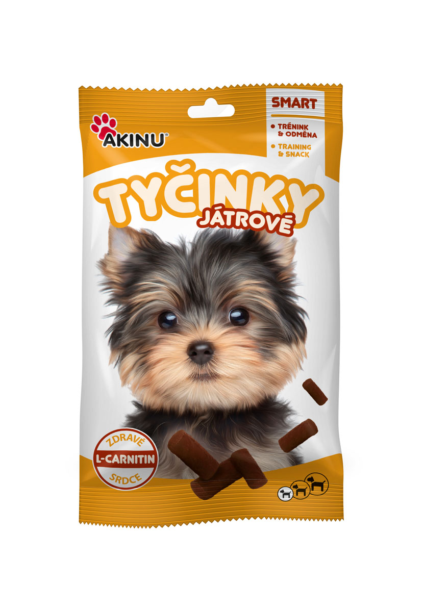 Akinu Tyčinky játra s L-carnitinem 60 g Akinu