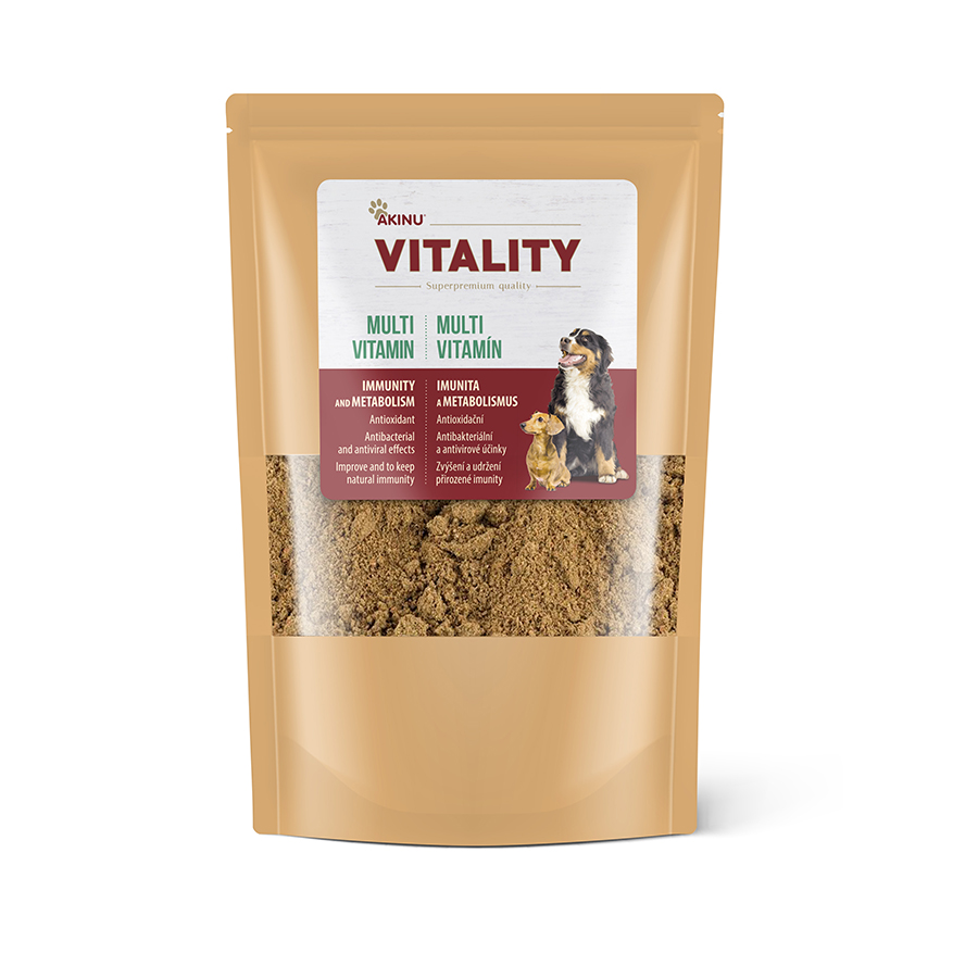 Akinu VITALITY multivitamínový doplněk stravy pro psy 250 g Akinu