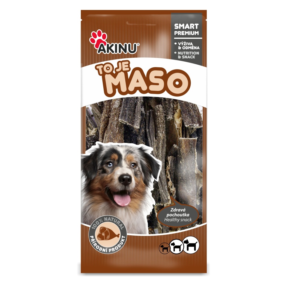 Akinu hovězí dršťky pamlsek pro psy 500 g Akinu
