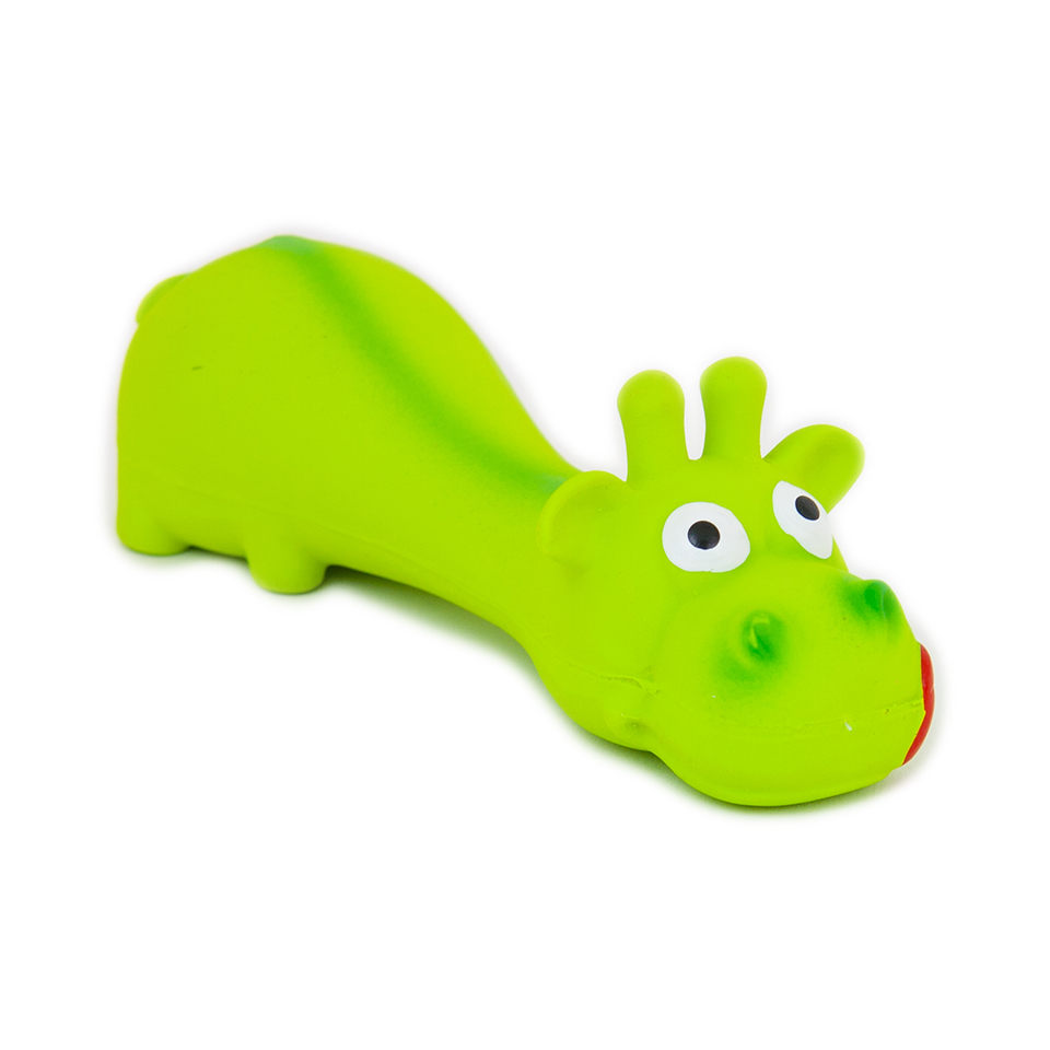 Akinu hračka pro psa latex žirafa zelená 16cm Akinu
