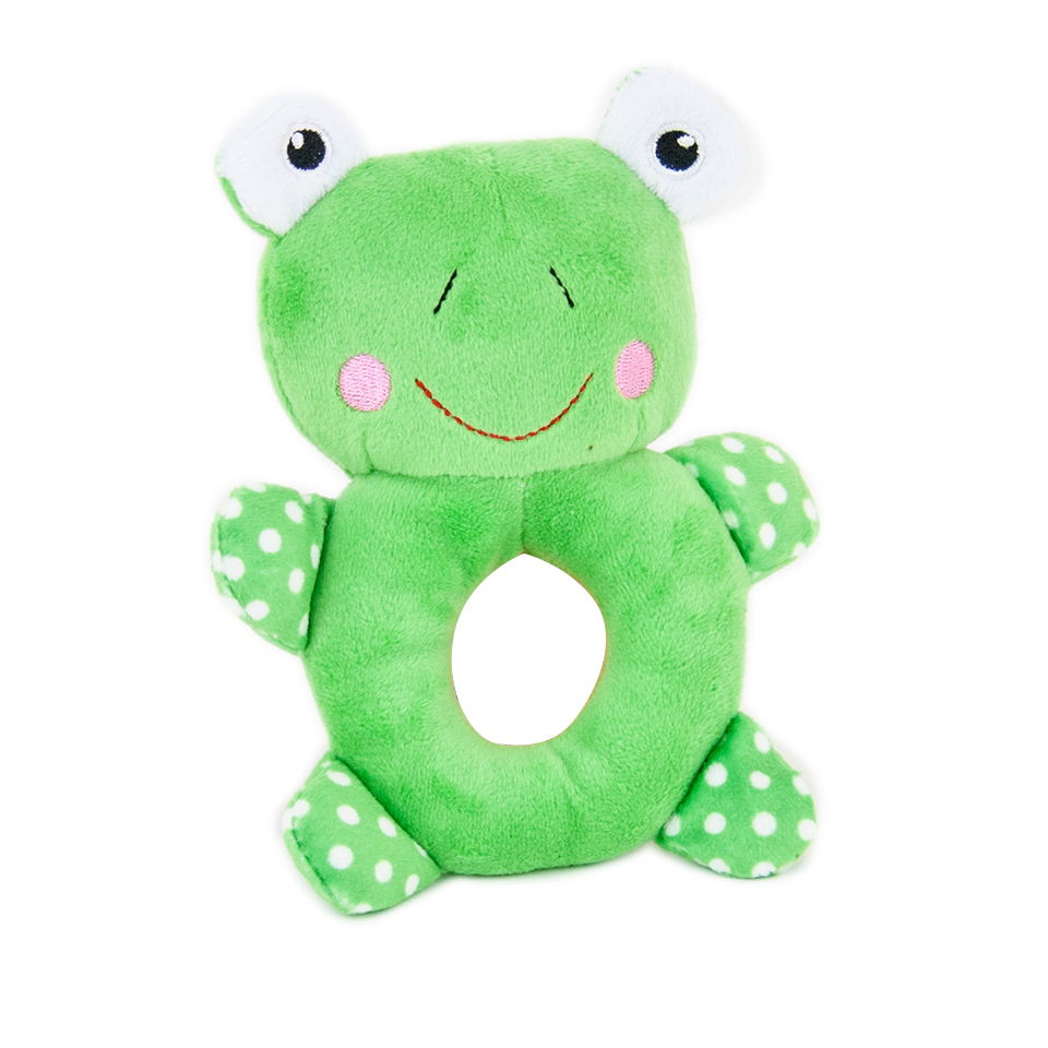 Akinu hračka pro štěňata plyšová žába 14 cm Akinu