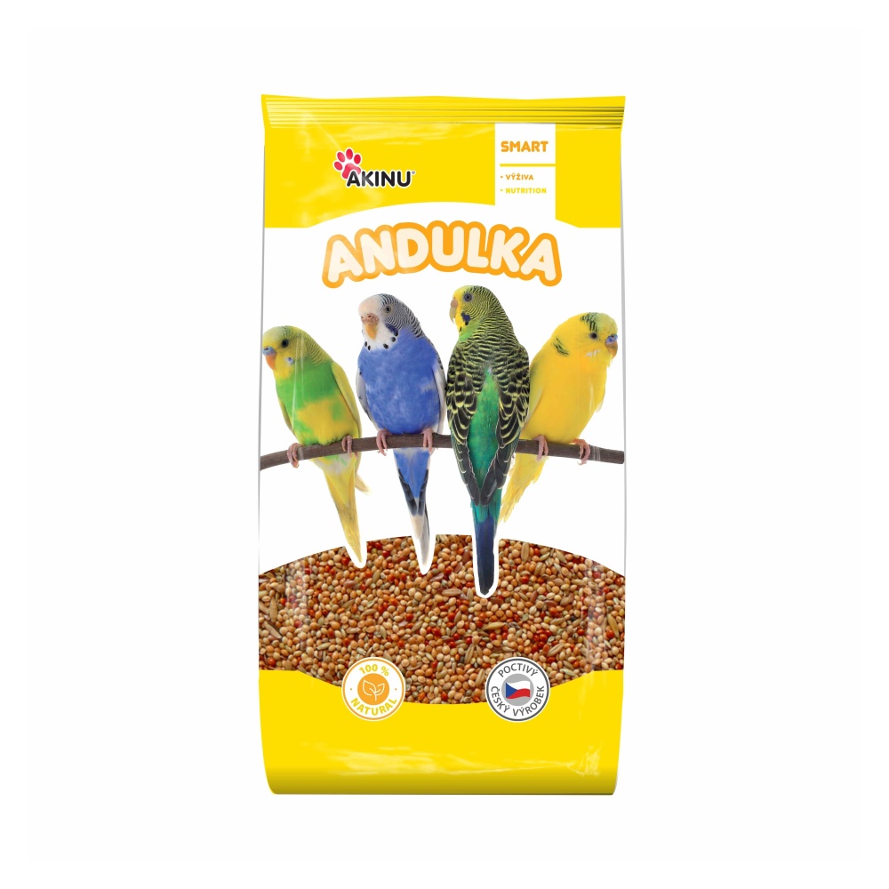 Akinu krmivo pro andulky Kompletní menu 1kg Akinu