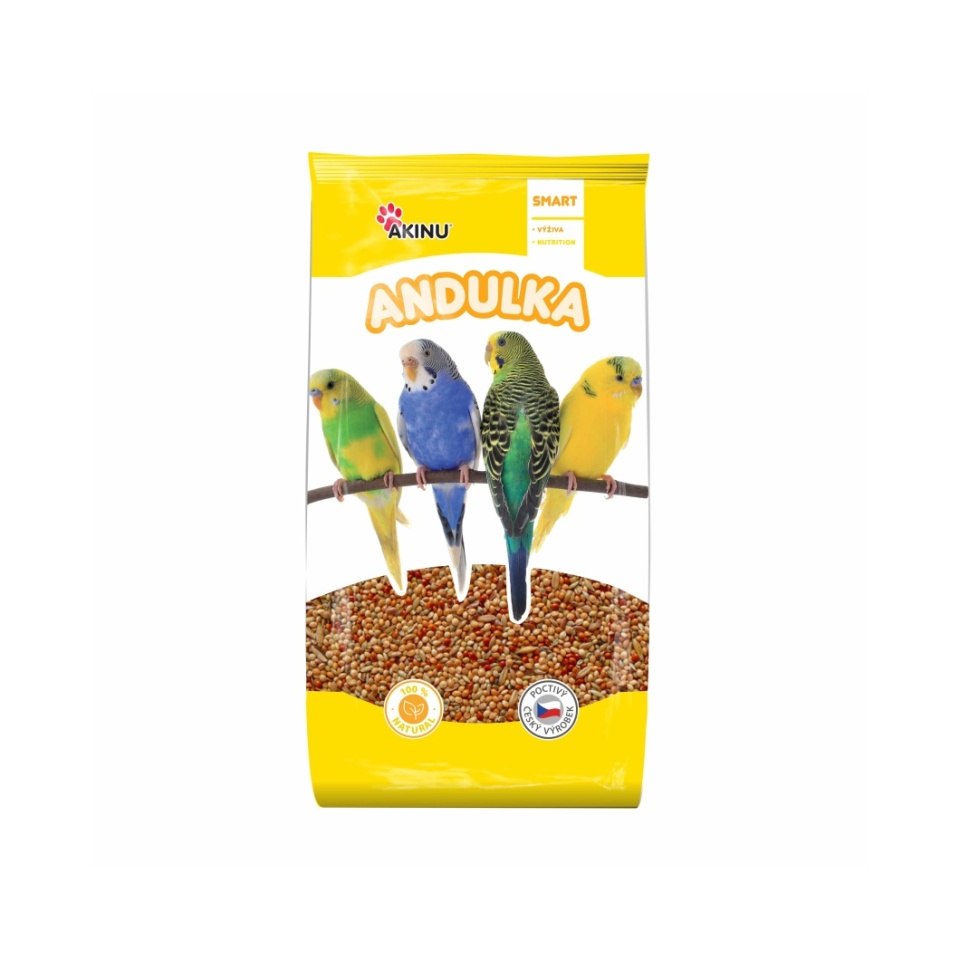 Akinu krmivo pro andulky Kompletní menu 500g Akinu