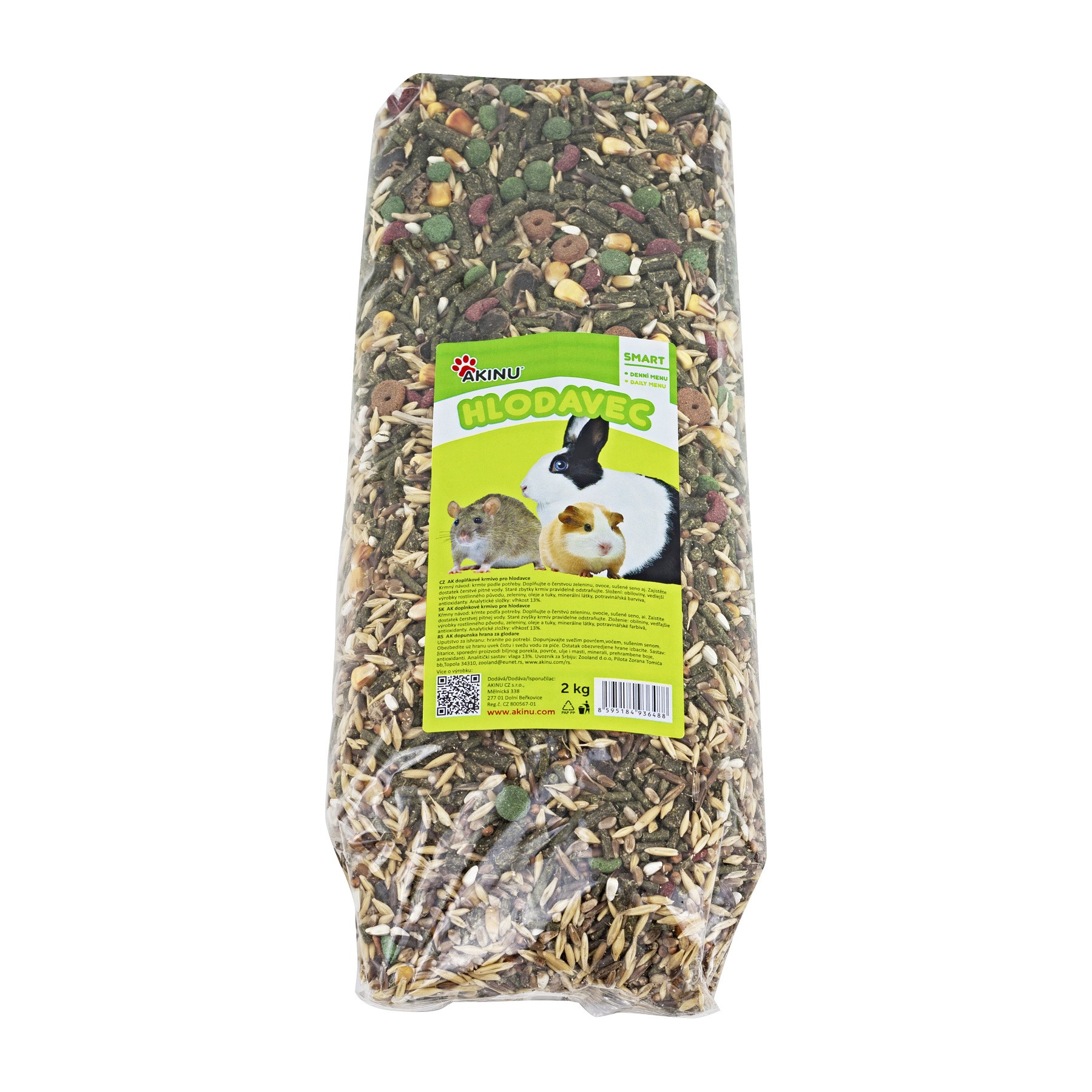 Akinu krmivo pro hlodavce 2 kg Akinu