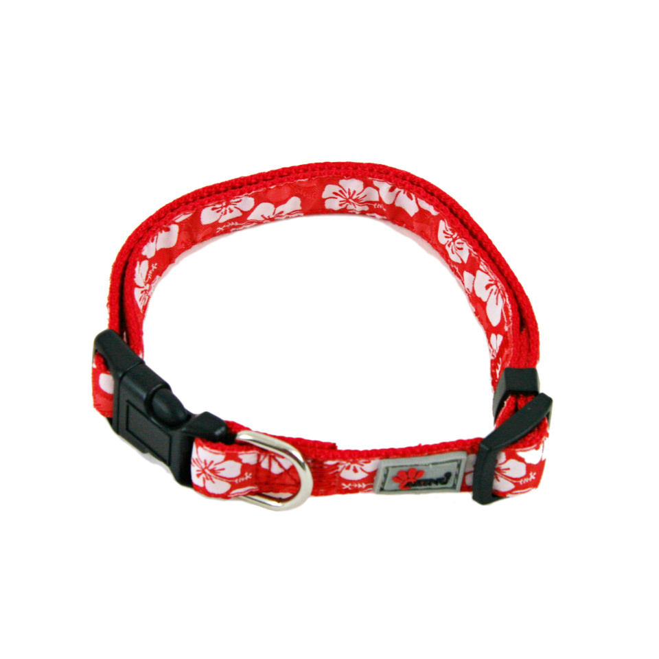 Akinu obojek nylon BASIC červený 2