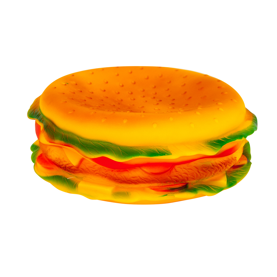 Akinu vinylová hračka pro psy hamburger 15cm Akinu