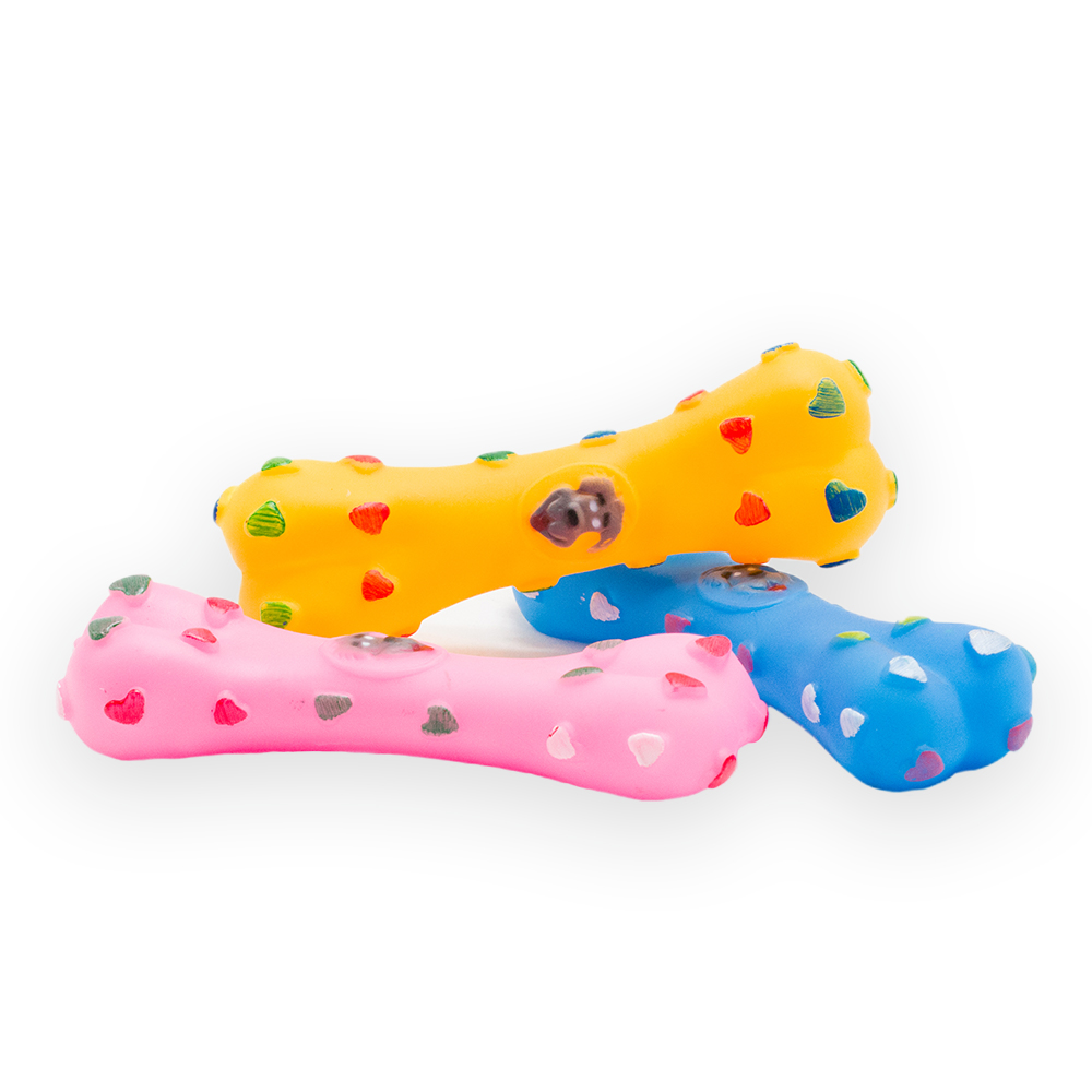 Akinu vinylová hračka pro psy kost 16 cm Akinu