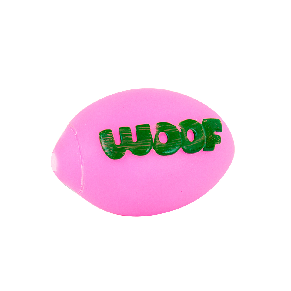 Akinu vinylová hračka pro psy míč WOOF 9 cm Akinu