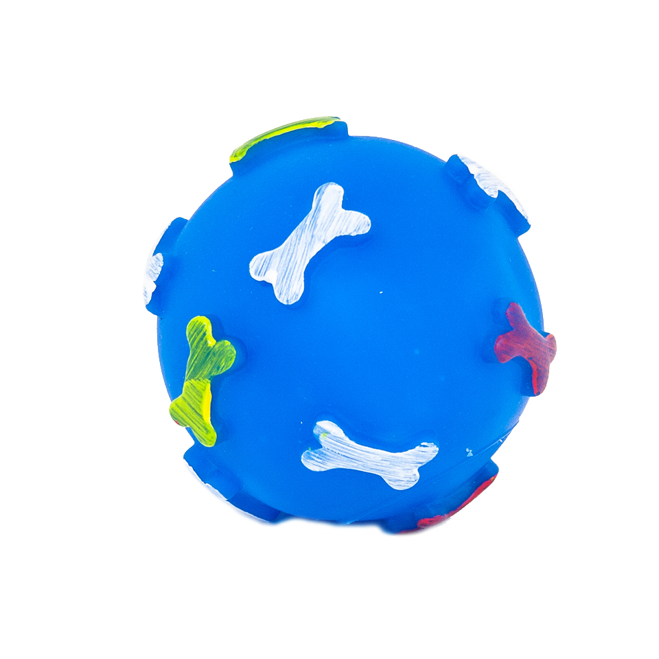 Akinu vinylová hračka pro psy míček kostičky 8 cm Akinu