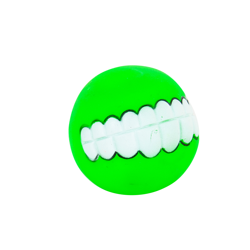 Akinu vinylová hračka pro psy míček úsměv 7 cm Akinu