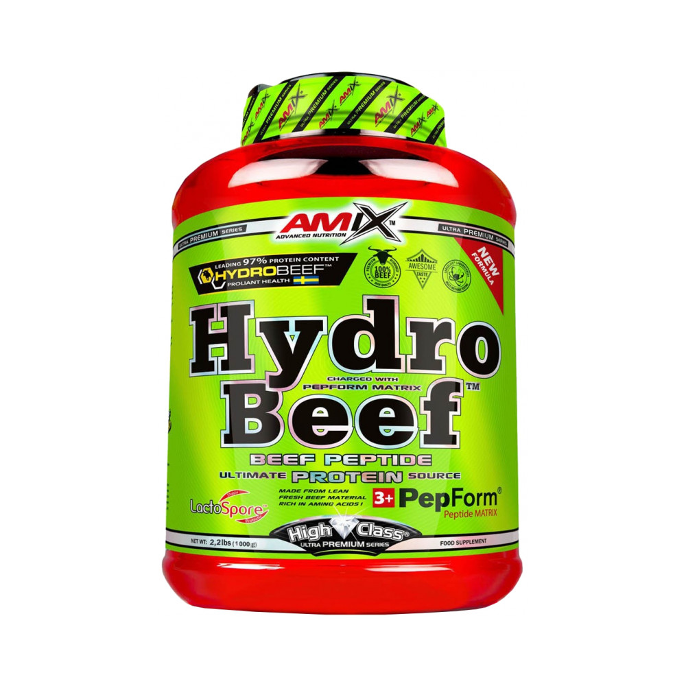 Amix Nutrition HydroBeef Peptide Protein 1kg - čokoláda