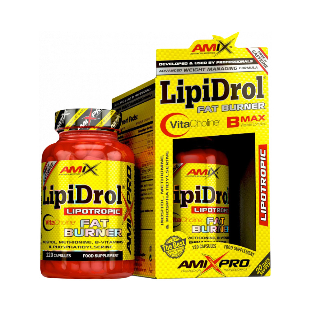 Amix Nutrition LipiDrol Fat Burner - 120 kapslí Amix Nutrition