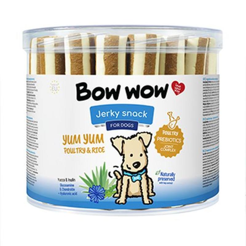 BOW WOW Yum Yum Drůbeží a Rýže 12cm 1ks BOW WOW