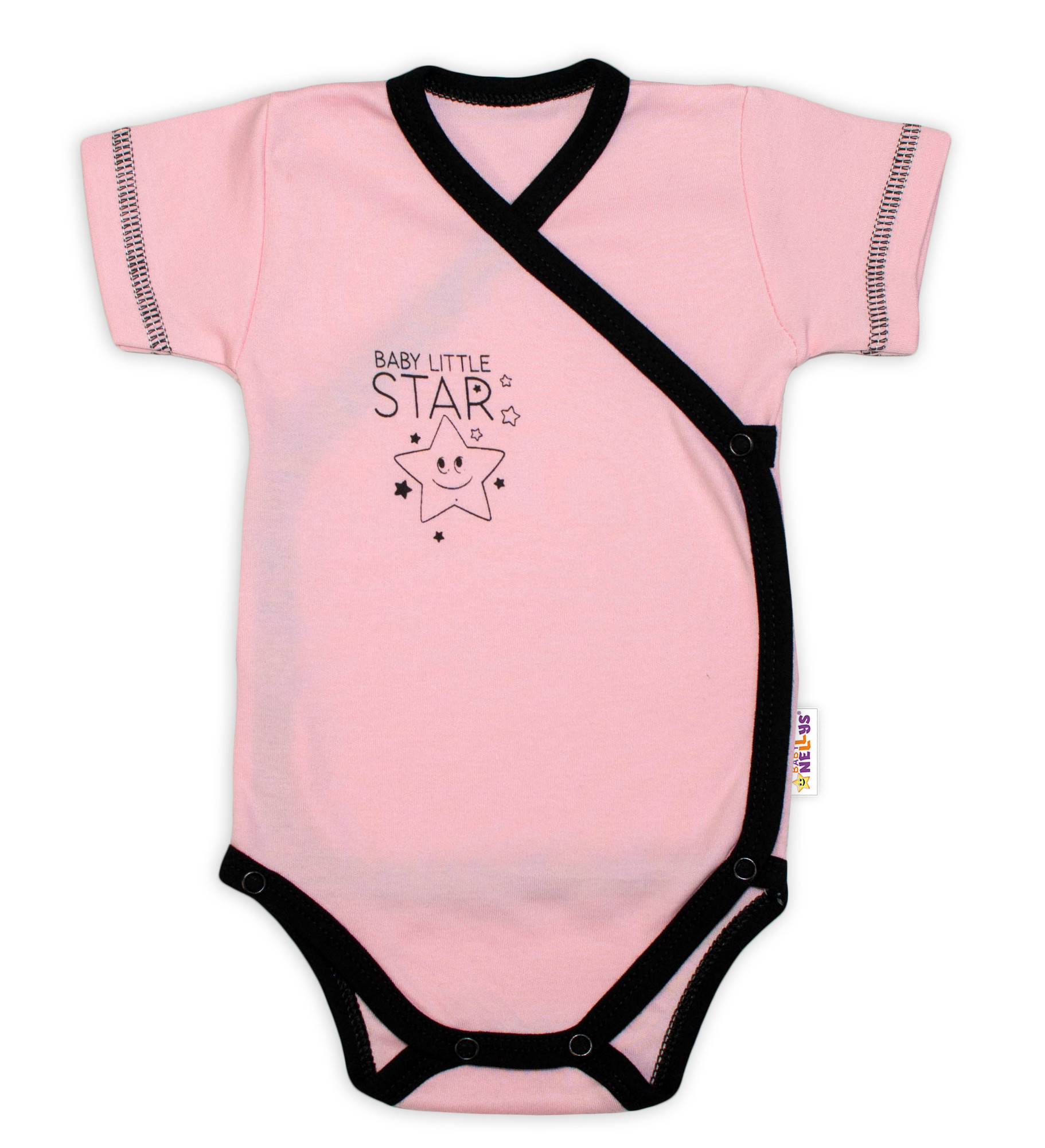 Baby Nellys 2-dílná sada body kr. rukáv + polodupačky