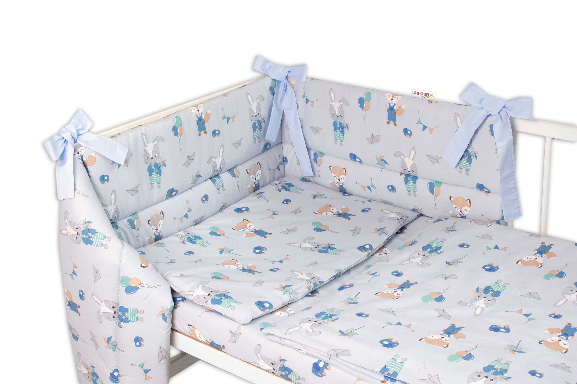Baby Nellys 3D sada Mantinel s povlečením