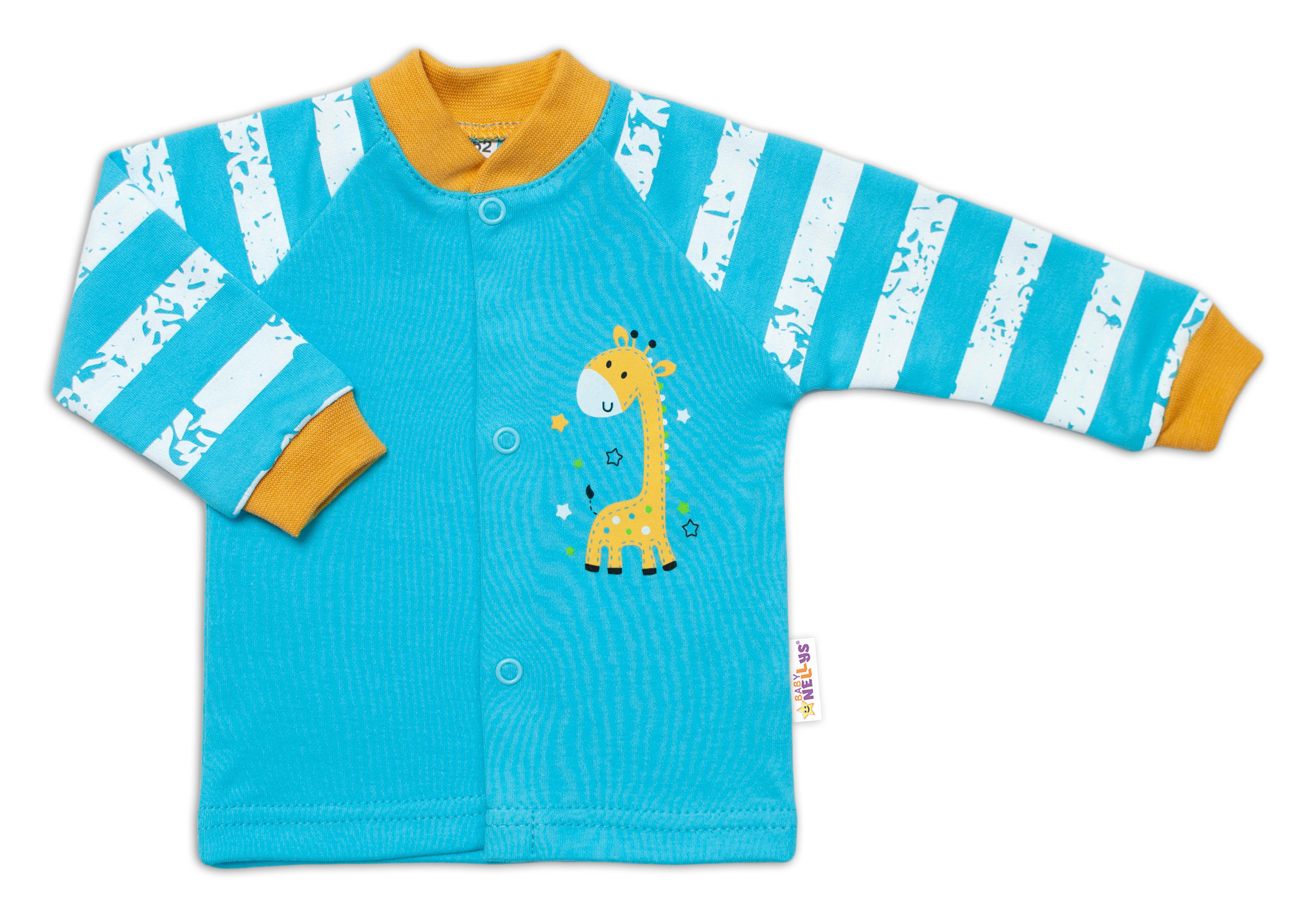Baby Nellys Bavlněná košilka Giraffe