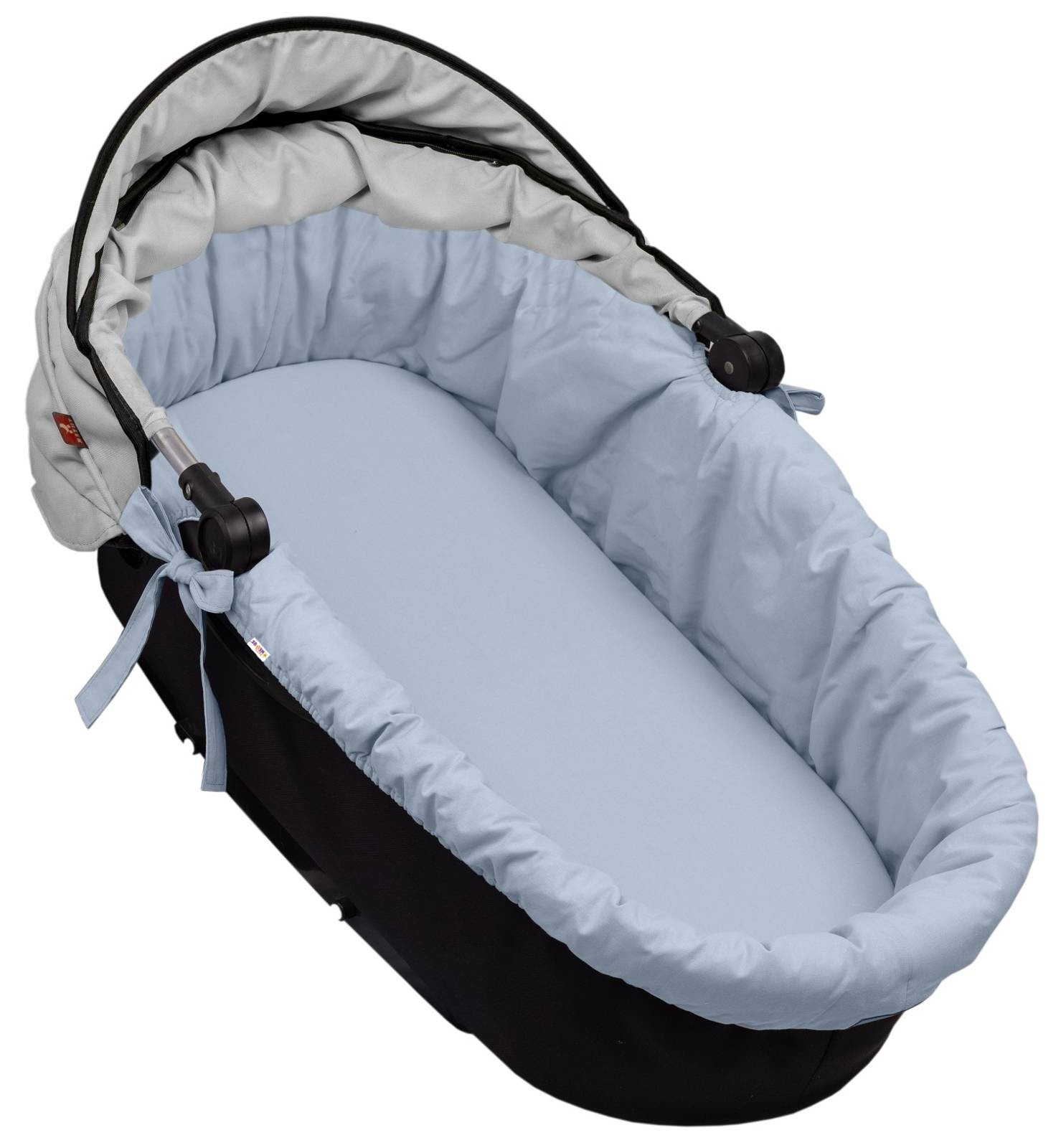 Baby Nellys Bavlněná vložka do kočárků/koše s pěnovou matrací