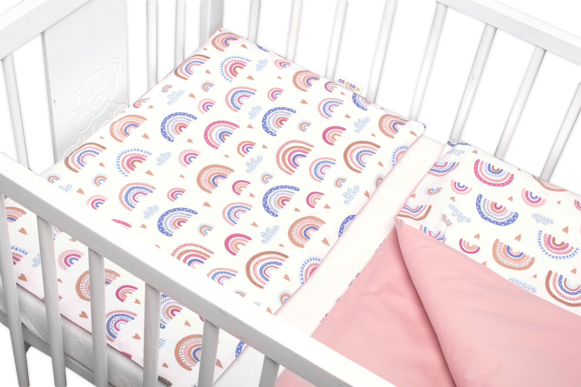Baby Nellys Bavlněné povlečení do postýlky 2D