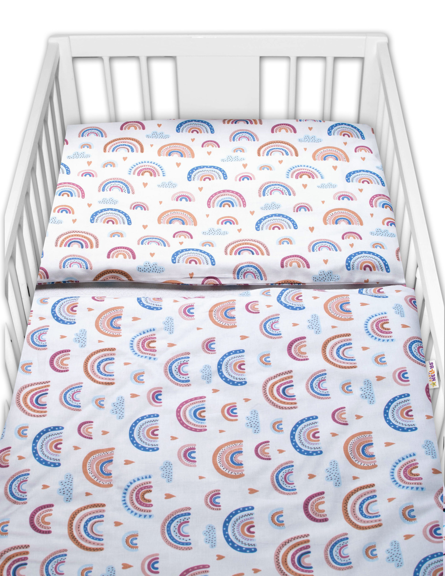 Baby Nellys Bavlněné povlečení do postýlky