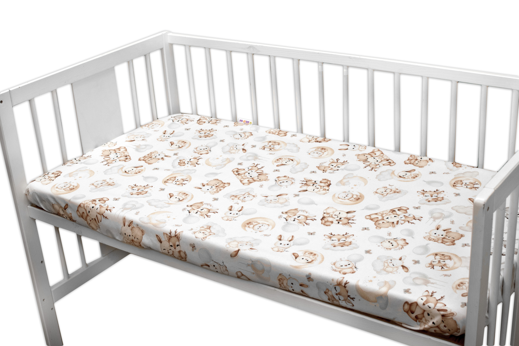 Baby Nellys Bavlněné prostěradlo do postýlky