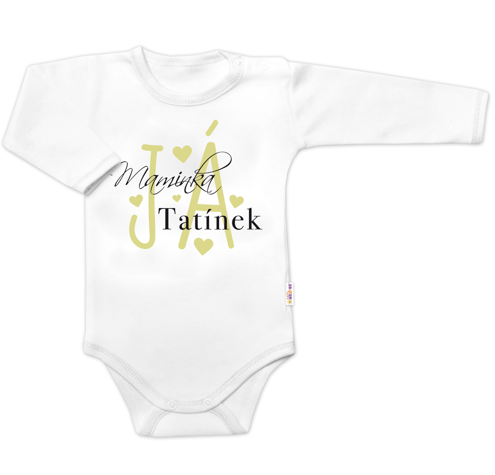 Baby Nellys Body dl. rukáv