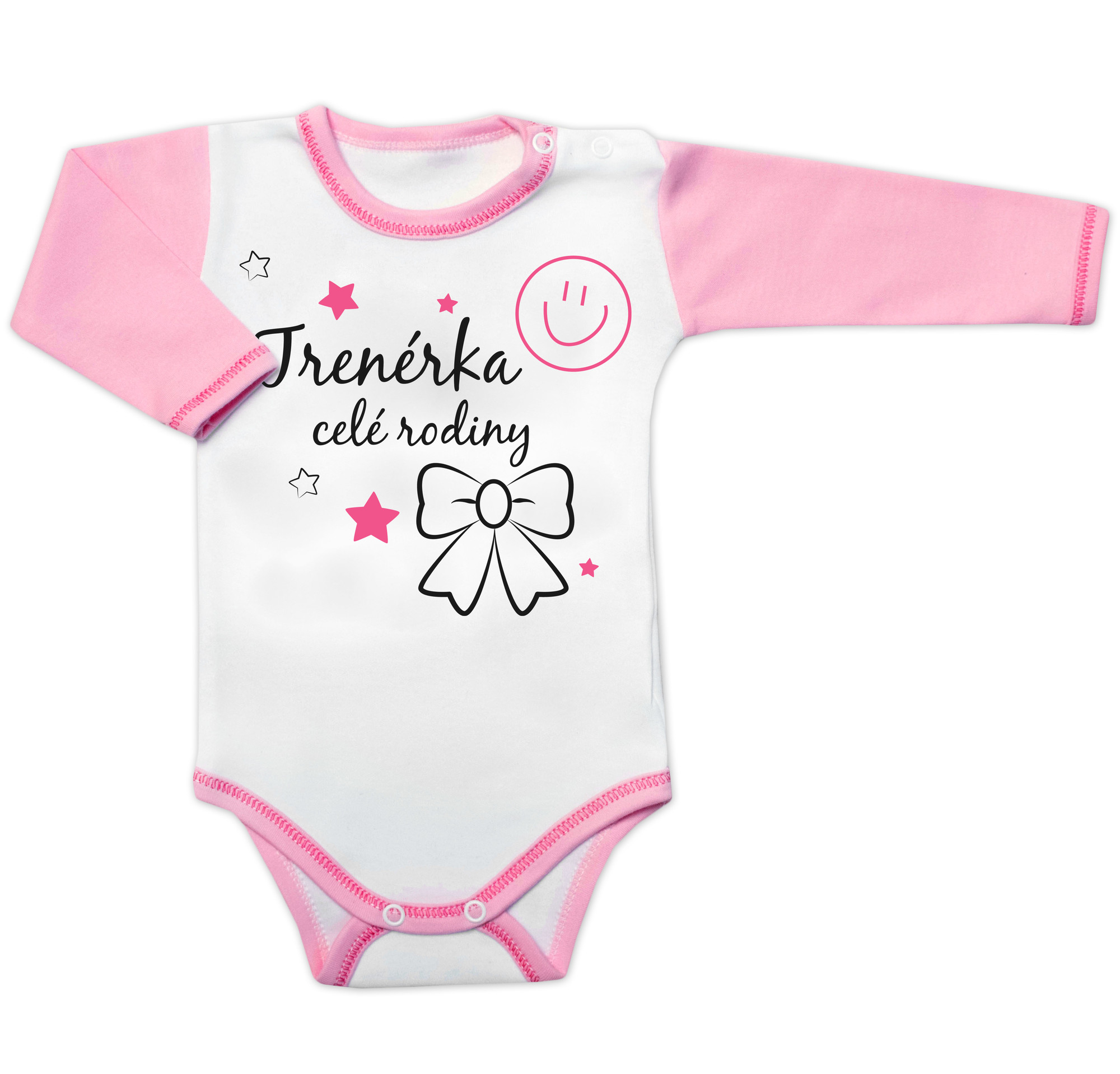 Baby Nellys Body dl. rukáv - Trenérka celé rodiny