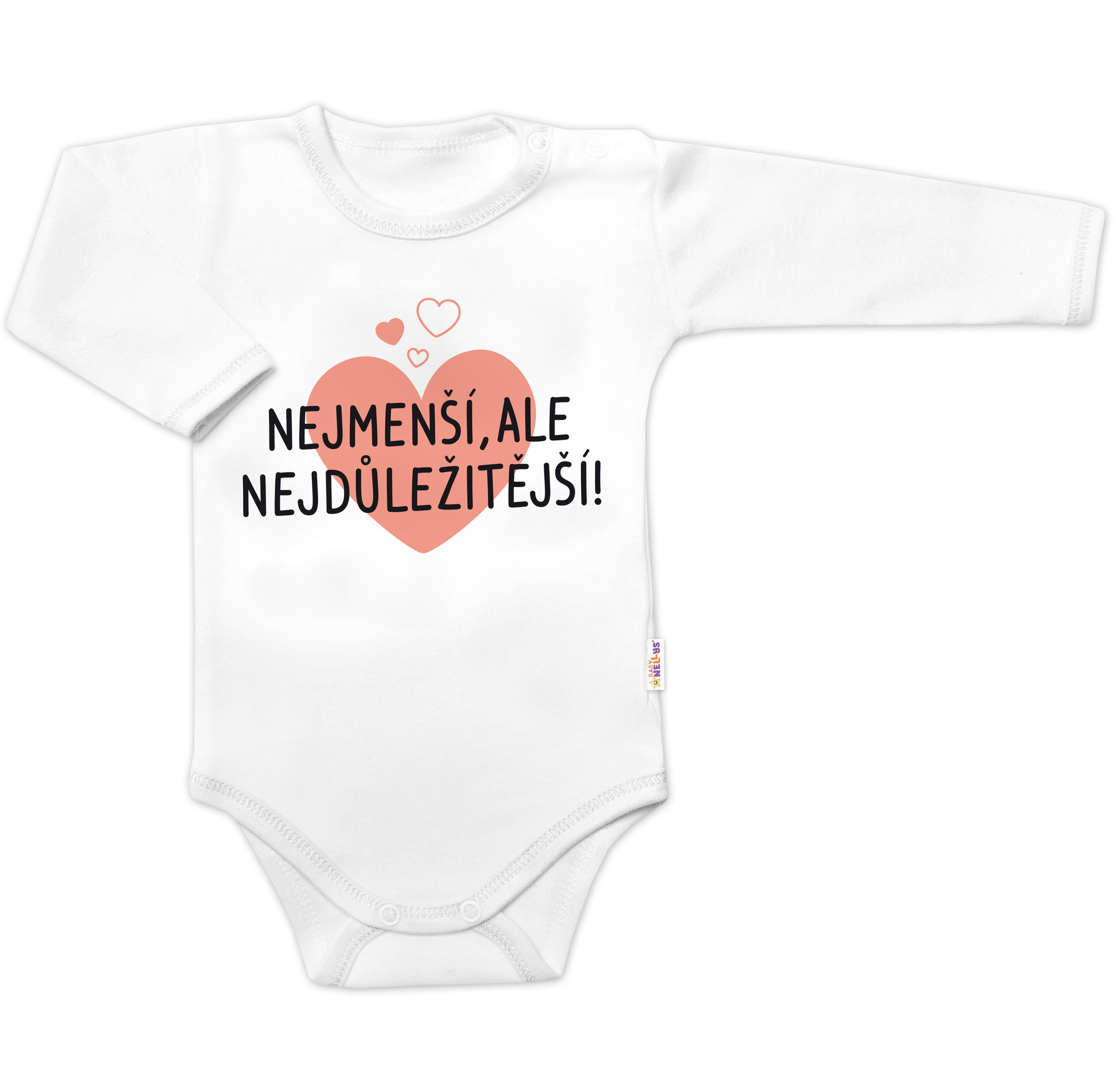 Baby Nellys Body dlouhý rukáv