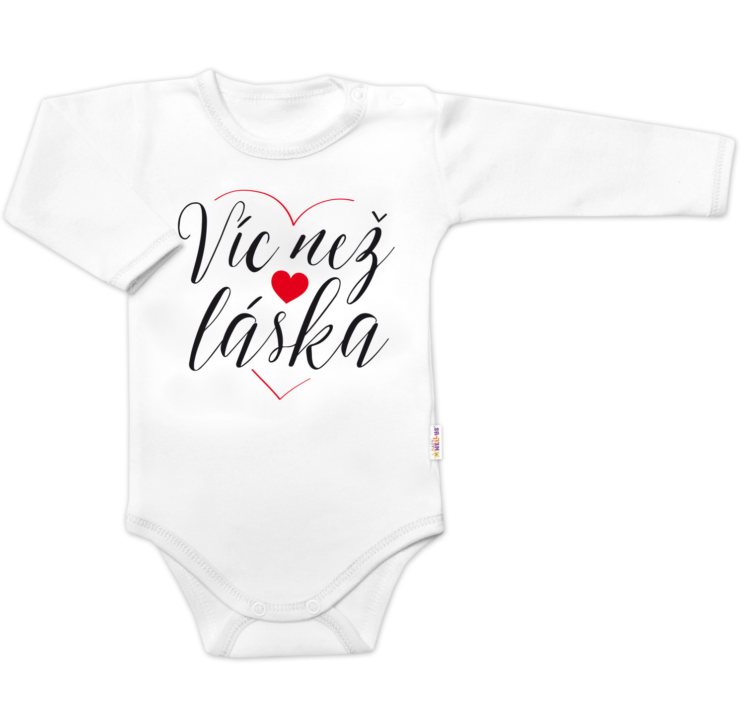 Baby Nellys Body dlouhý rukáv