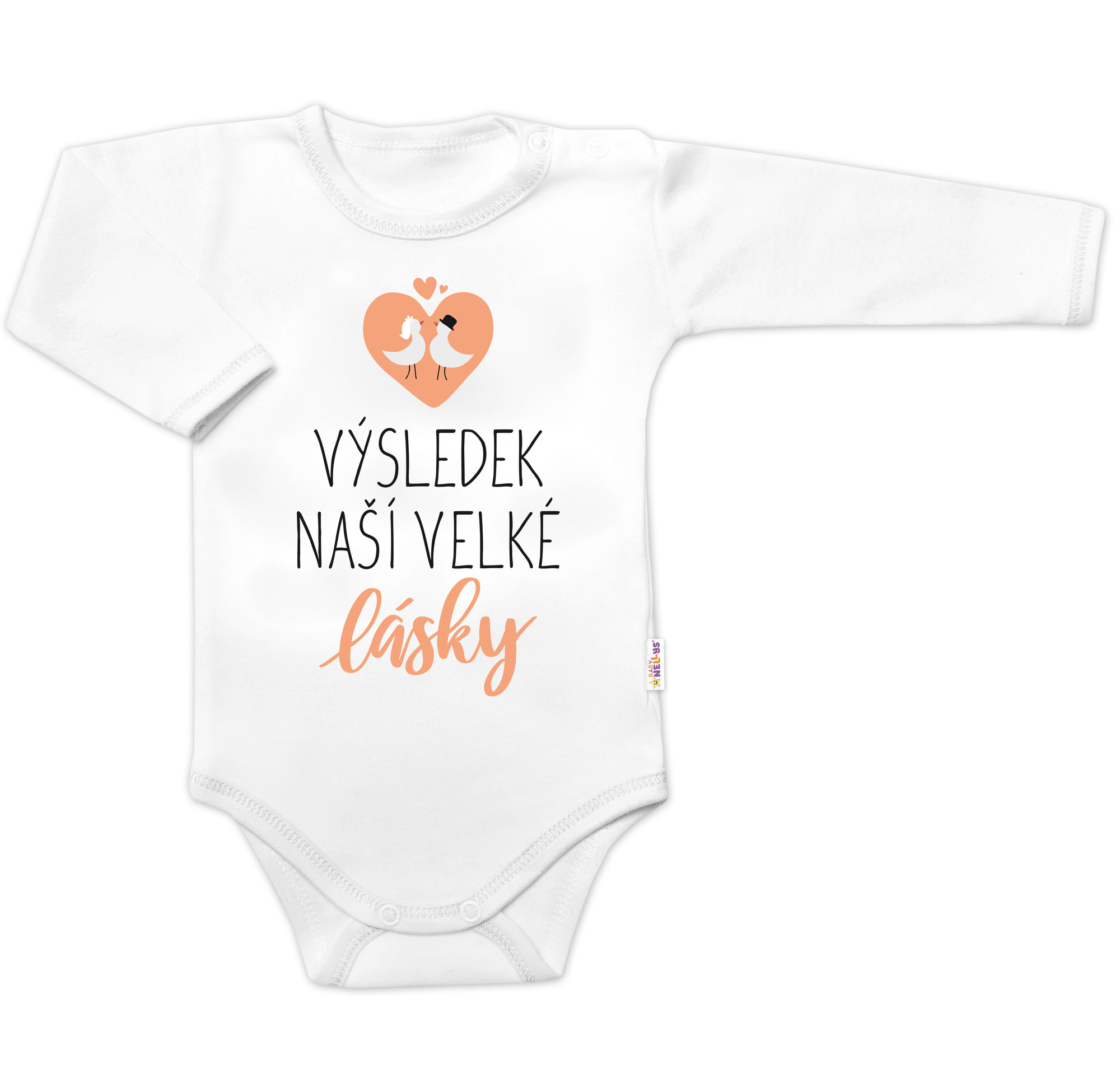 Baby Nellys Body dlouhý rukáv