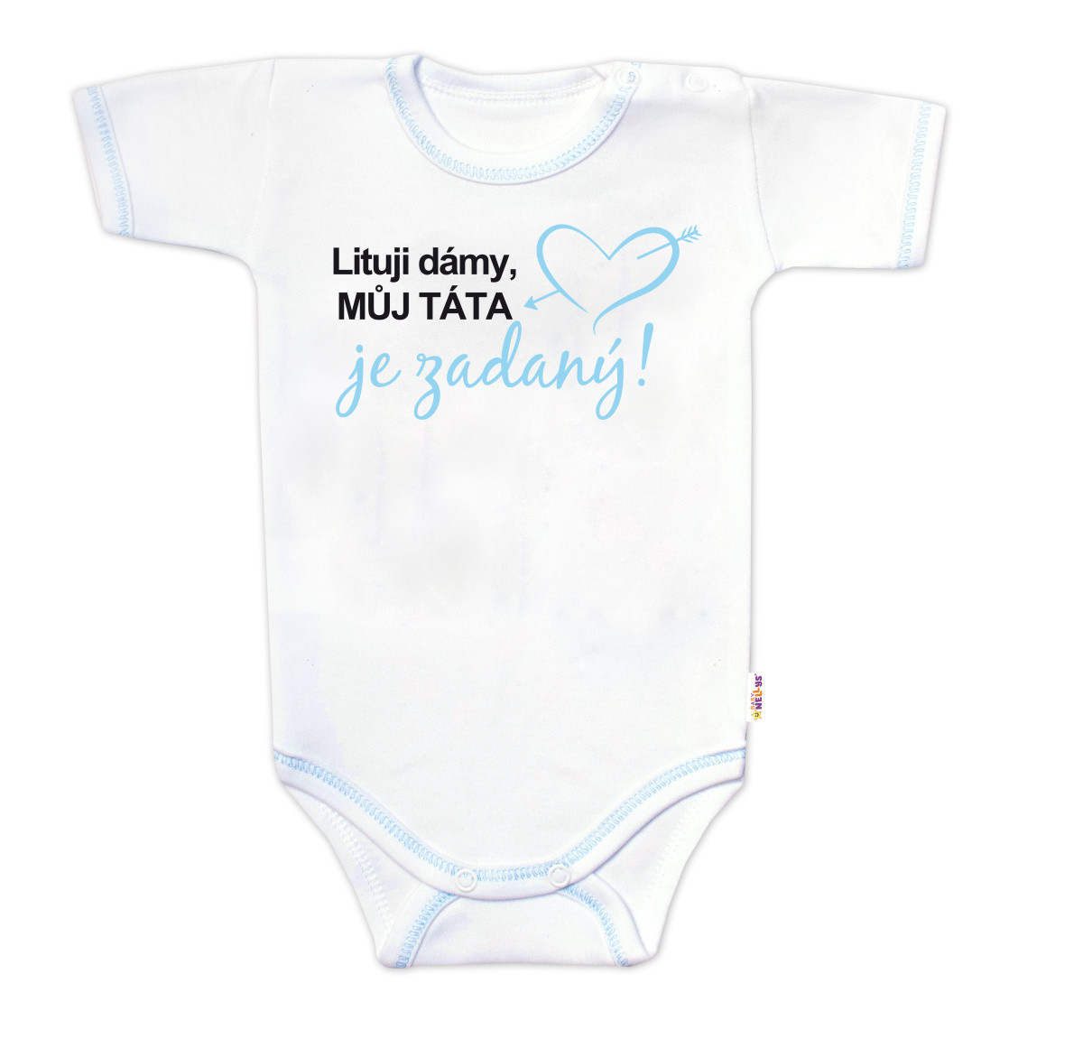 Baby Nellys Body kr. rukáv - Lituji dámy