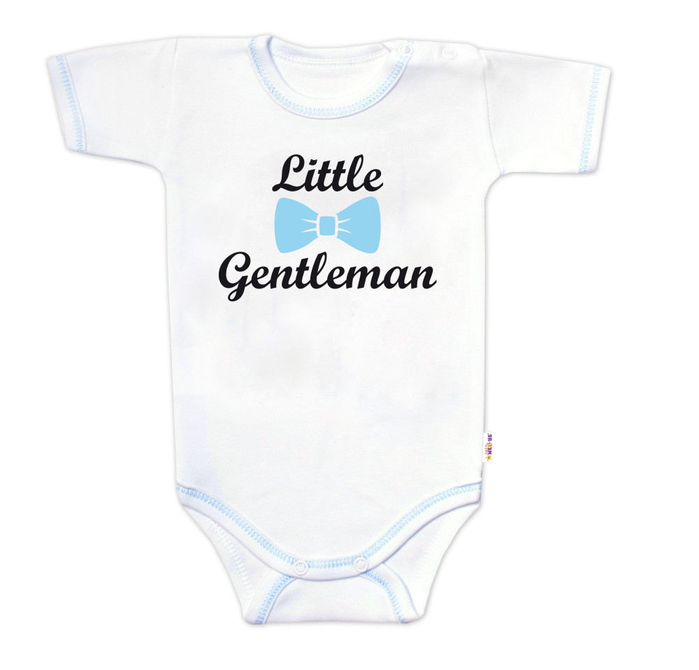Baby Nellys Body kr. rukáv s vtipným textem