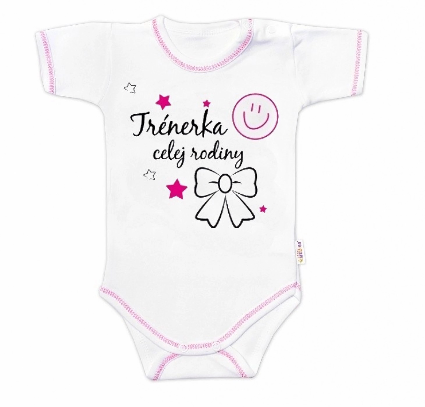Baby Nellys Body krátký rukáv  Trenérka celej rodiny