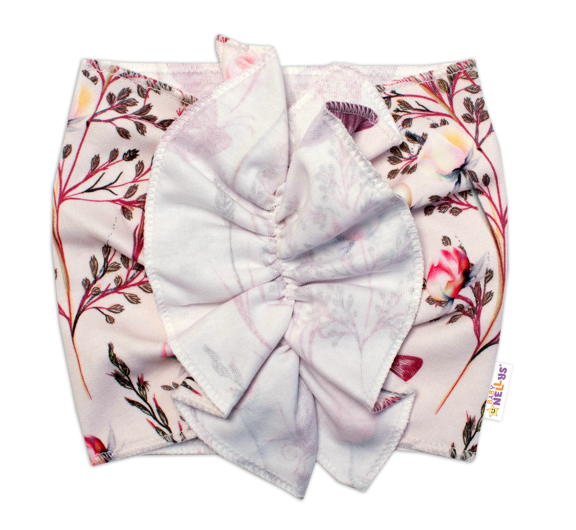 Baby Nellys Dětská čelenka Turban Motýlci