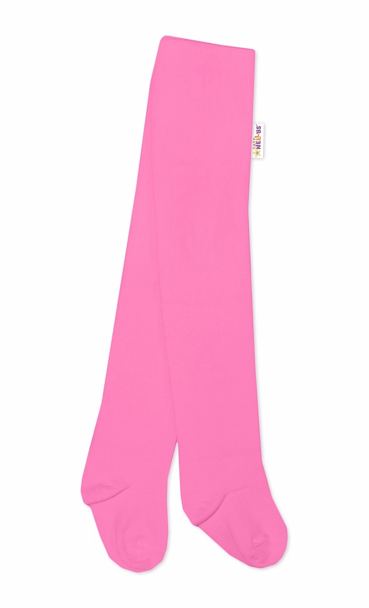 Baby Nellys Dětské punčocháče bavlněné BASIC - růžové vel.  92/98 Baby Nellys