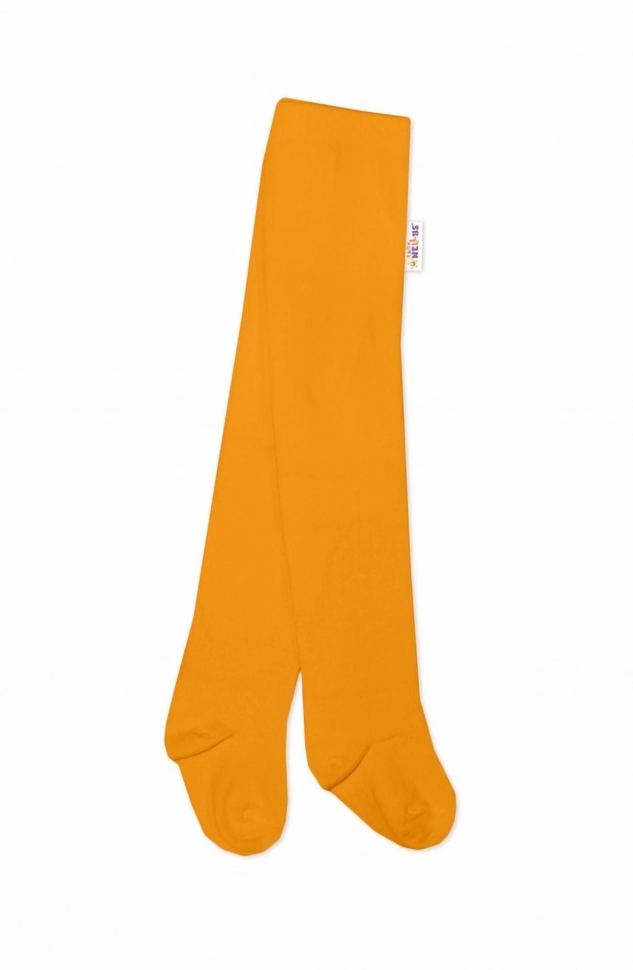 Baby Nellys Dětské punčocháče bavlněné - hořčicové vel.  80/86 Baby Nellys