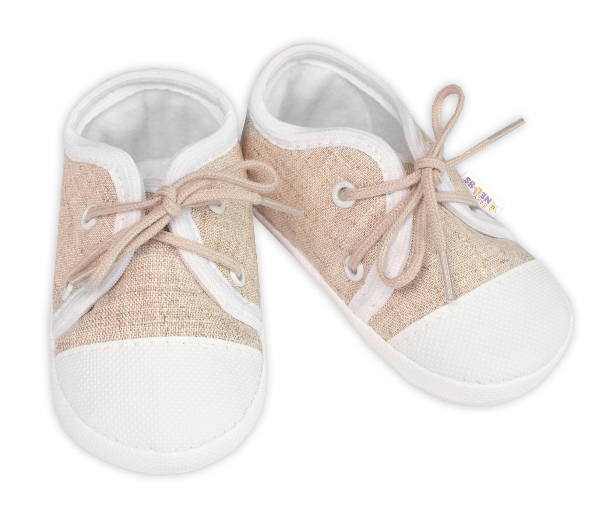 Baby Nellys Kojenecké capáčky/botičky šněrovací