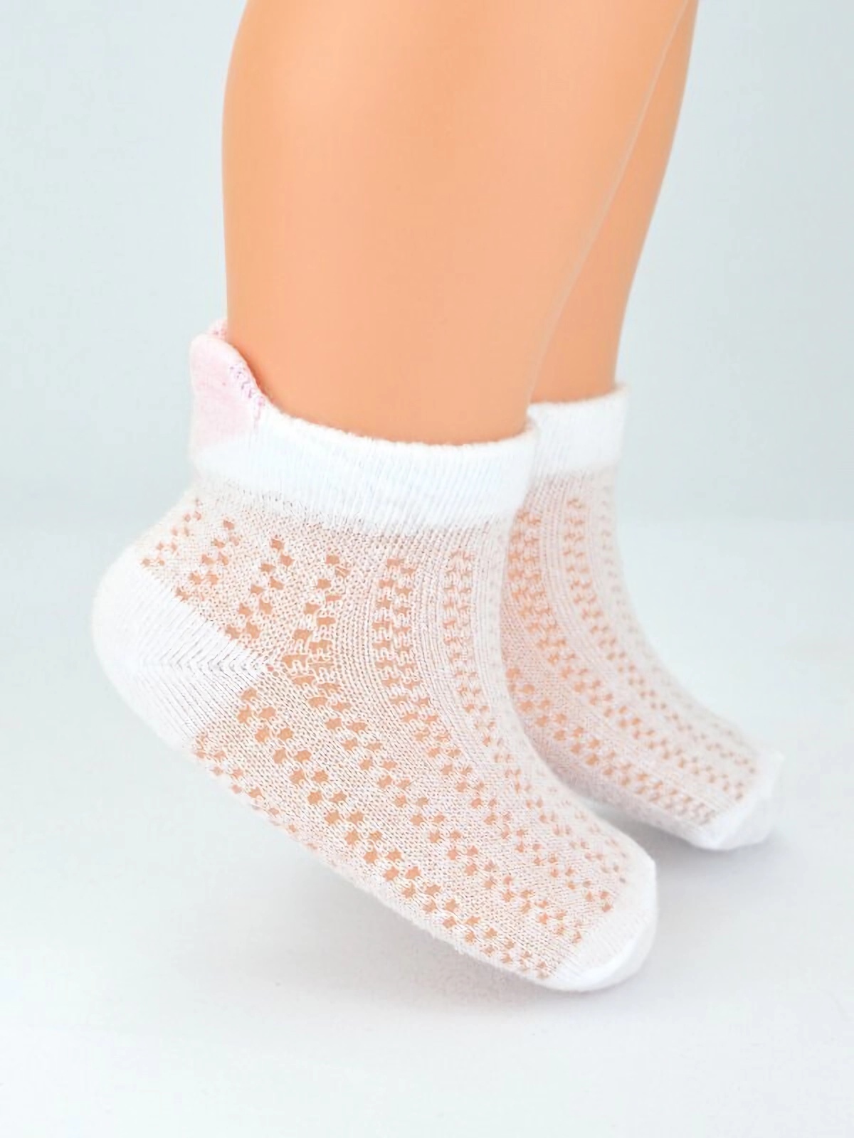 Baby Nellys Kojenecké žakarové ponožky se vzorem