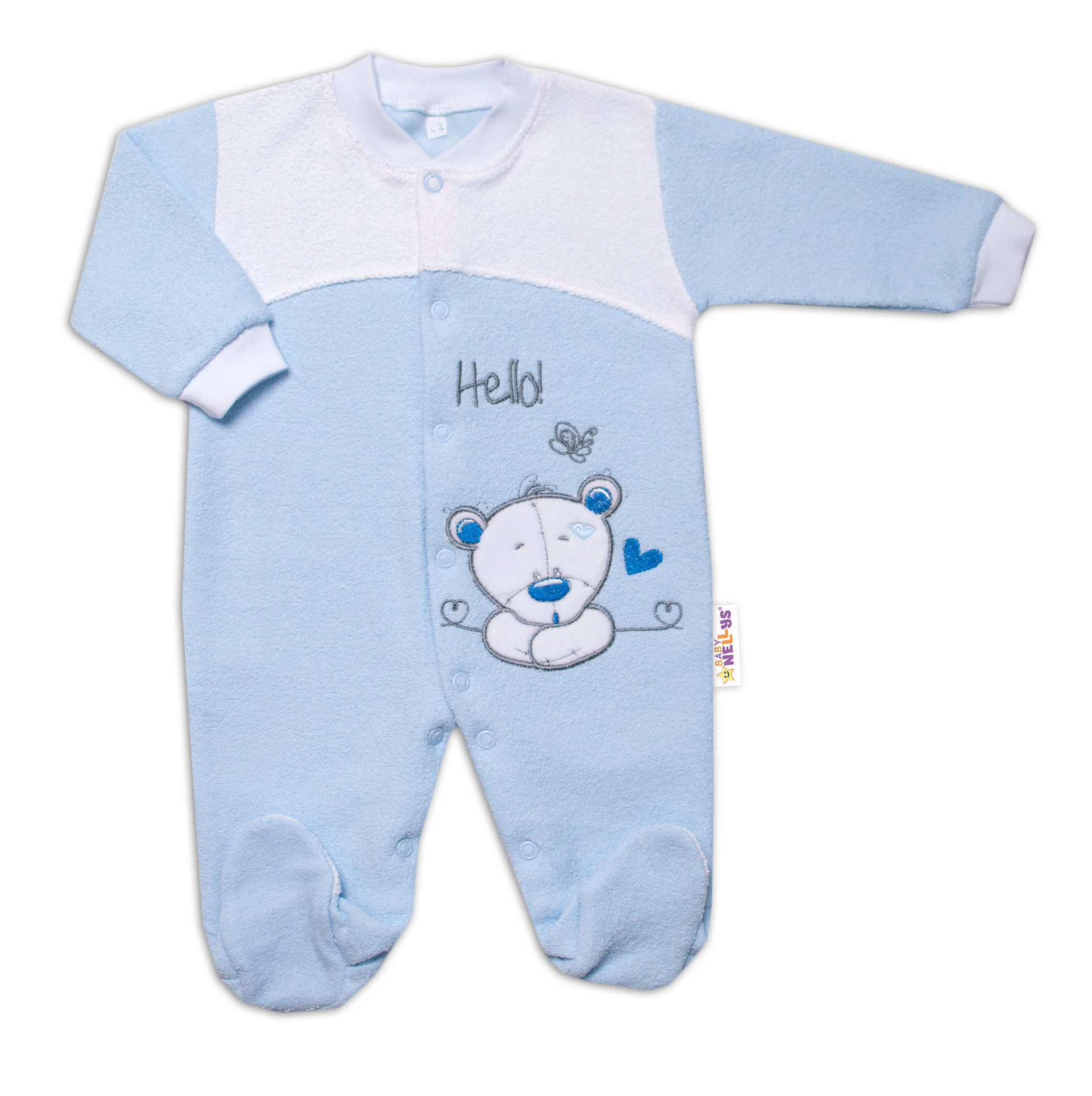 Baby Nellys Kojenecký overal froté