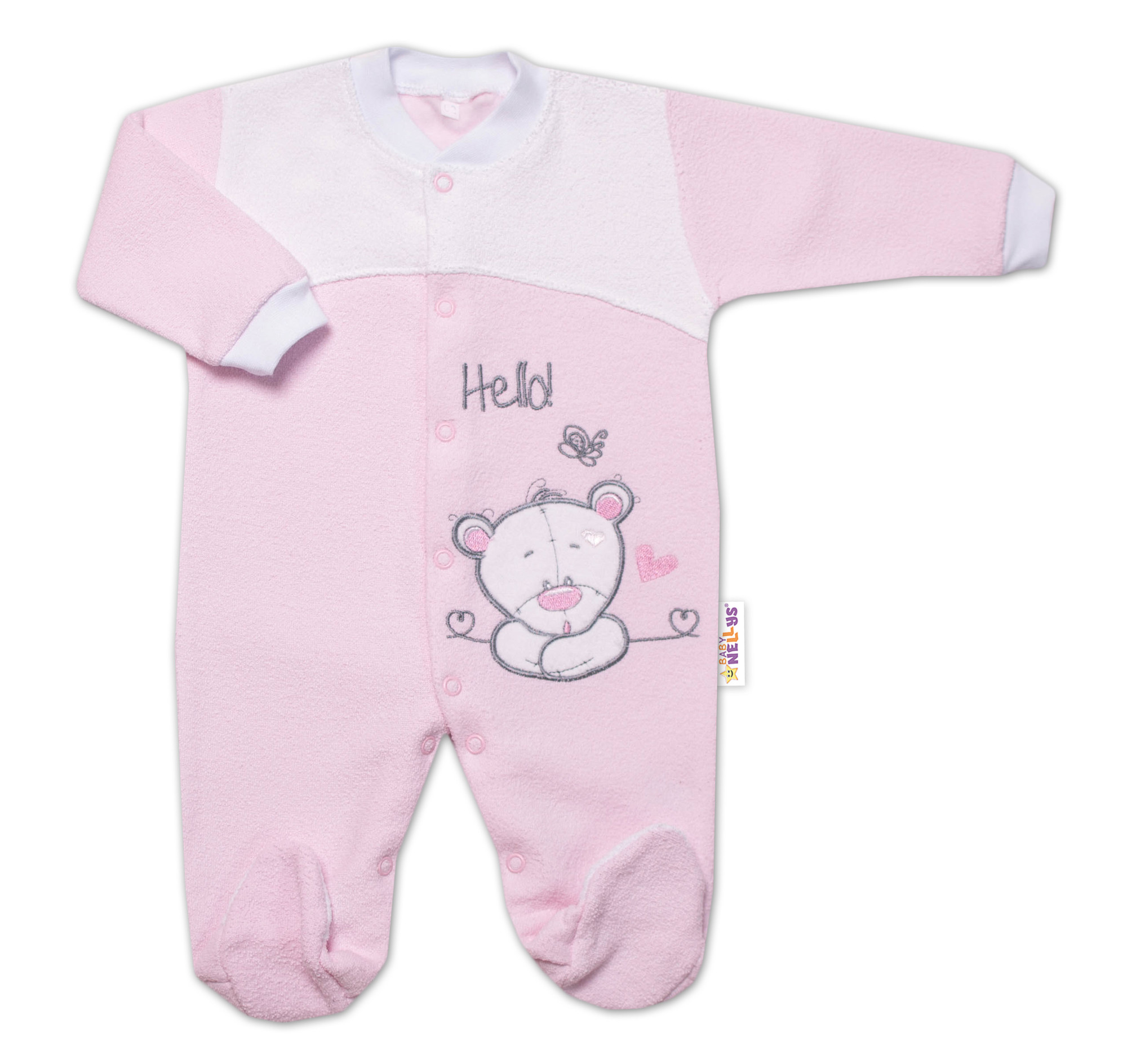 Baby Nellys Kojenecký overal froté