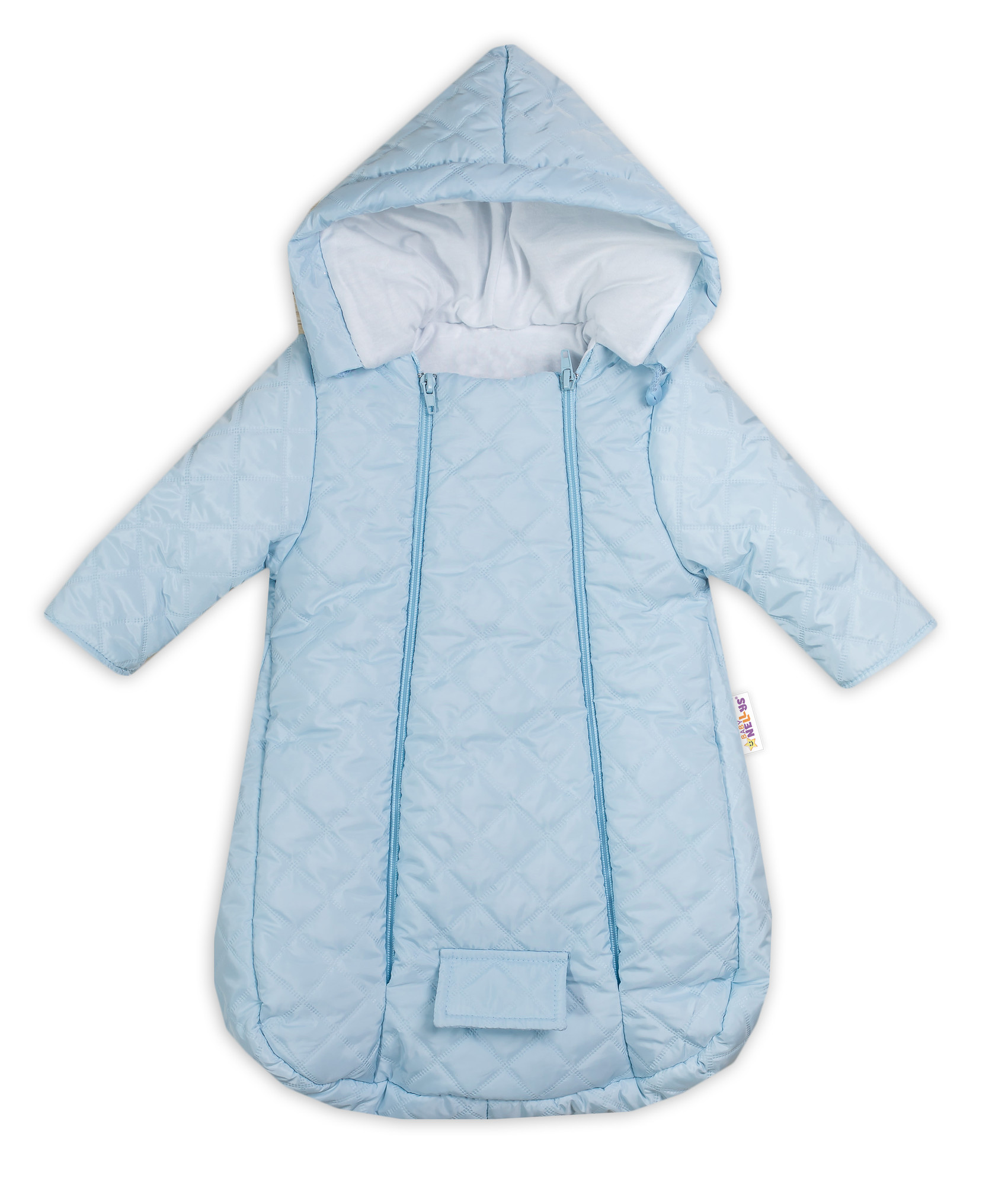 Baby Nellys Kombinézka s kapucí do autosedačky