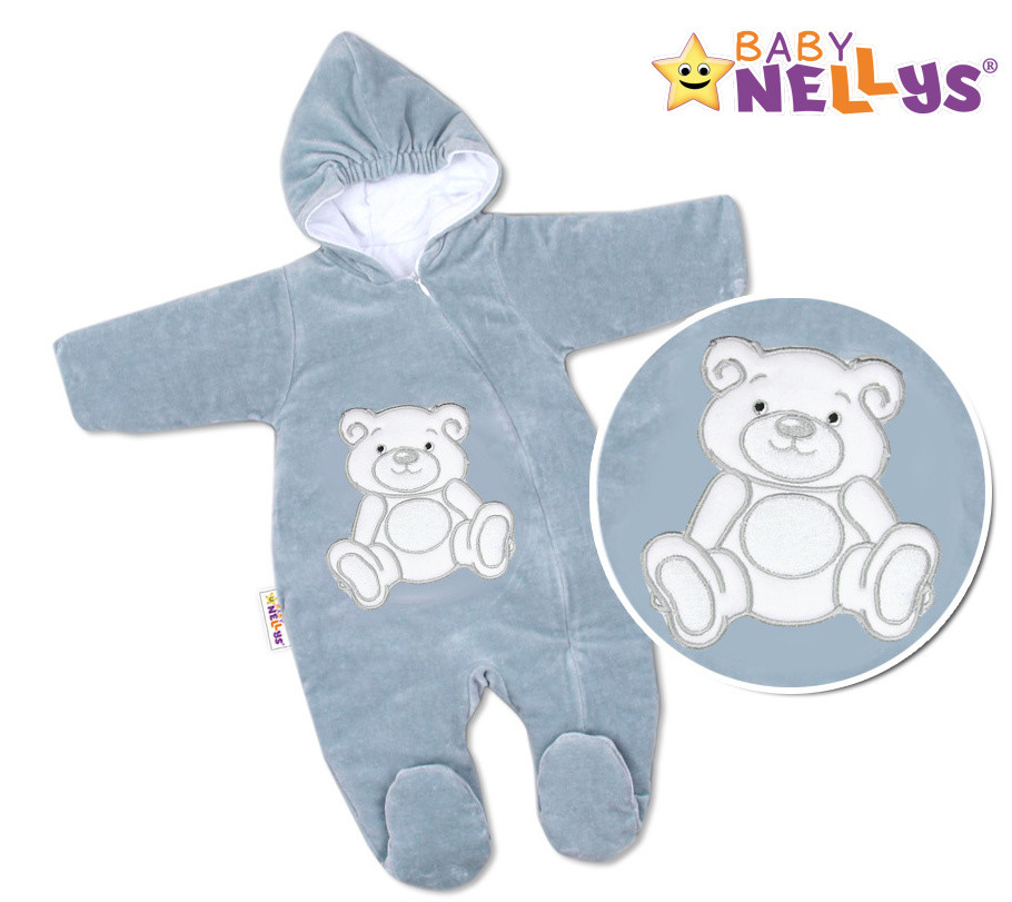 Baby Nellys Kombinézka/overálek Teddy Bear